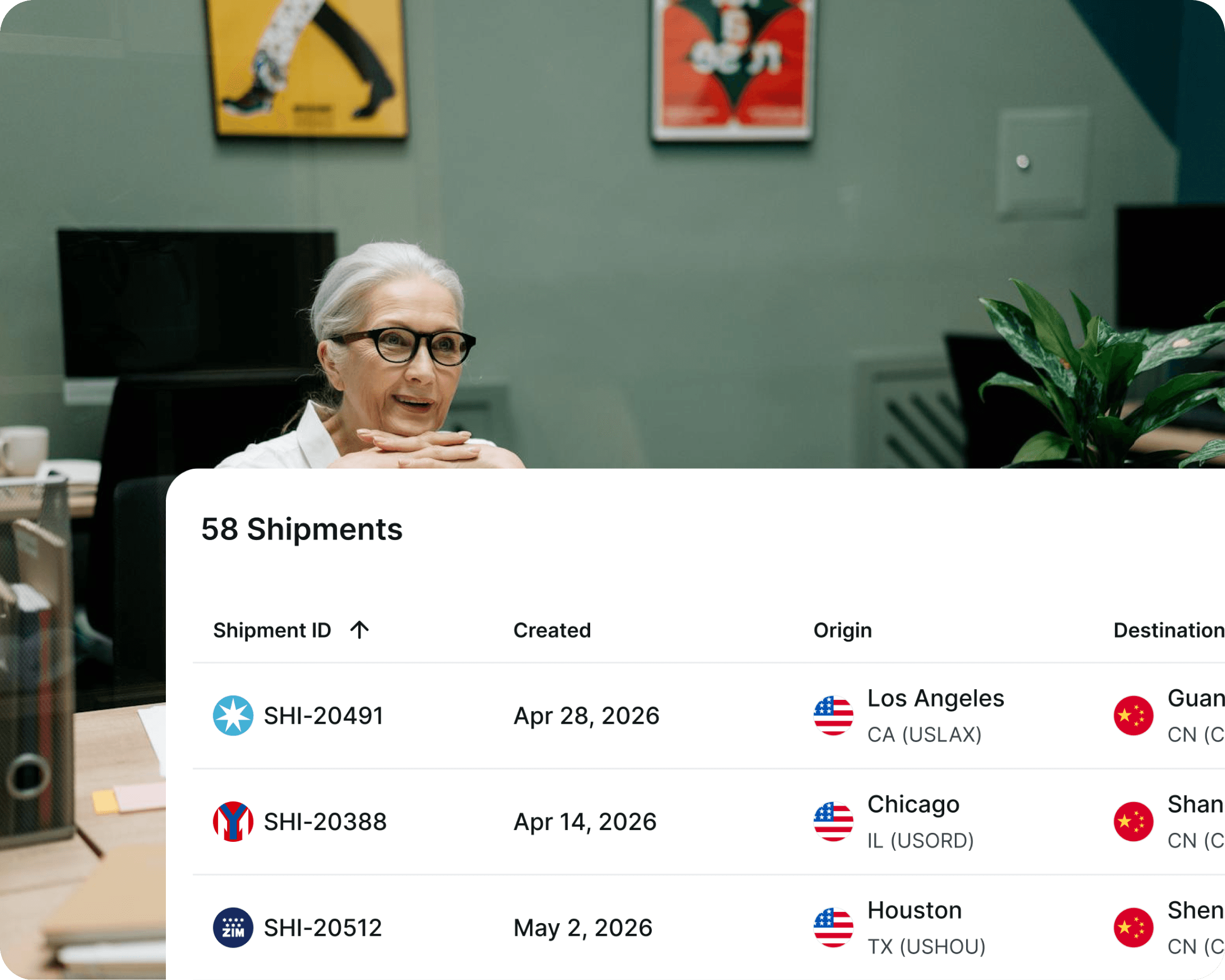 Shipline shipper portal